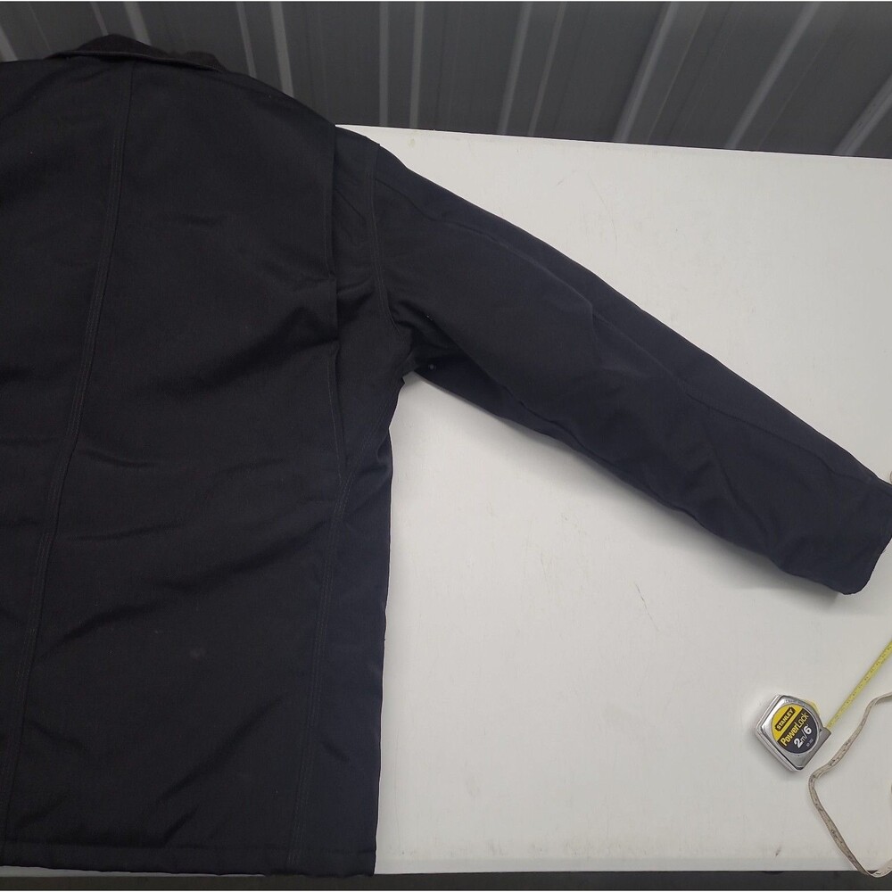 Vtg Carhartt C55 Yukon Extremes Arctic-Quilt Lined Chore Coat Corduroy Collar - Picture 10 of 12